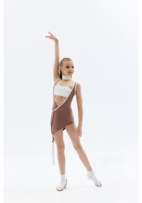FD Set KT-1446 KW – Children’s Latin Dance Tunic with Matching Top ruviso-dancewear.com