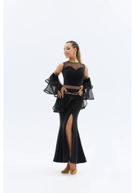 Ballroom Dance  Skirt YUS-1448 ruviso-dancewear.com