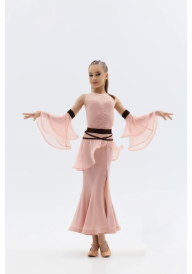 Ballroom Dance Skirt JUS-1448 KW ruviso-dancewear.com
