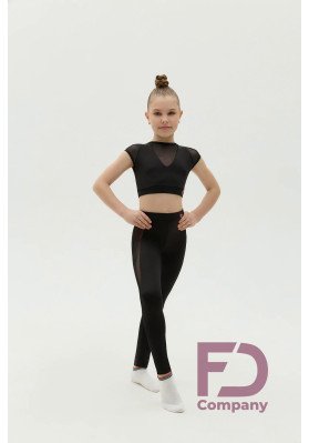 Top TP-3 GH – Black Mesh Gymnastics & Choreography Top by FD | RuViSo ruviso-dancewear.com