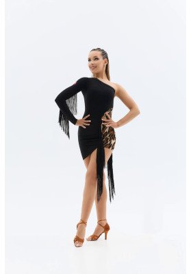 PL-1442 Latin Dance Dress, ruviso-dancewear.com