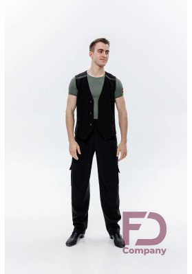 Pants BM-1497 – Black Banana-Fit Latin Dance Pants ruviso-dancewear.com