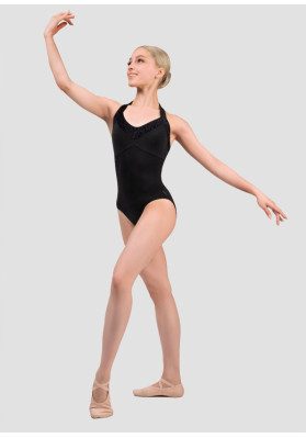 MARCELINE Halter Leotard by Grand Prix – ILLUSION Collection ruviso-dancewear.com