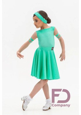 Juvenile Latin Dance Dress BS-101 Sleeveless Dress ruviso-dancewear.com