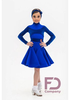 Juvenile Latin Dance Dress BS-102/1 Long Sleeve Dress ruviso-dancewear.com