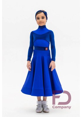 Juvenile Ballroom Dance Dress BS-102 Two-Skirt Set ruviso-dancewear.com