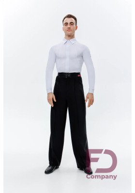 Shirt Leotard KSM-1500 – White Dance Jumpsuit Bodysuit ruviso-dancewear.com
