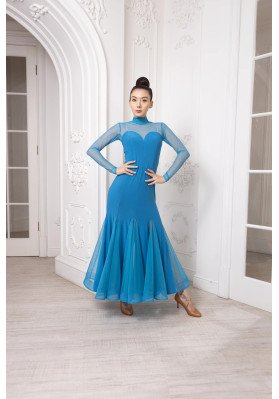Ballroom Standard Dress 1023 Elegant Performance Dress ruviso-dancewear.com