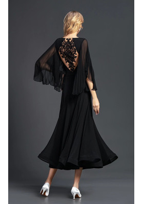 M342 Black Latin Practice Dress ruviso-dancewear.com