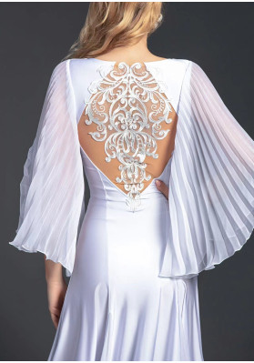 M342 White Latin Practice Dress ruviso-dancewear.com