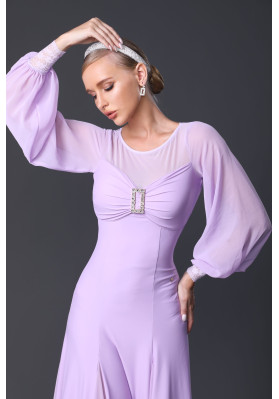 M357 Lilac Latin Practice Dress ruviso-dancewear.com