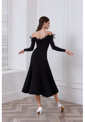 M459 Black Latin Practice Dress ruviso-dancewear.com