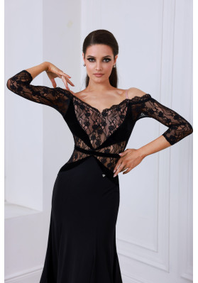 M471 Black Latin Practice Dress ruviso-dancewear.com