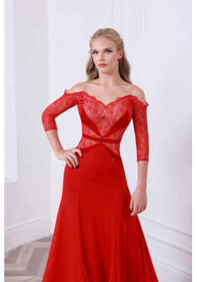 M471 Red Latin Practice Dress ruviso-dancewear.com