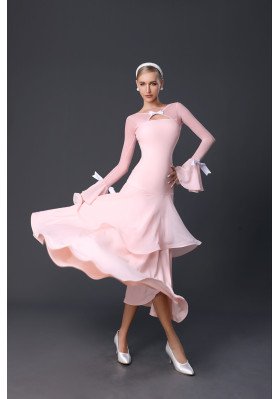 M368 Sugar Pink Latin Practice Dress ruviso-dancewear.com