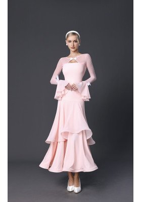 M368 Sugar Pink Latin Practice Dress ruviso-dancewear.com