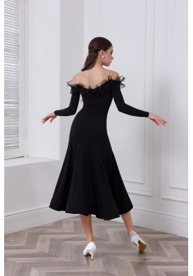 M459 Black Latin Practice Dress ruviso-dancewear.com