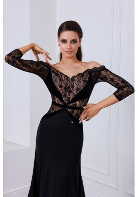 M471 Black Latin Practice Dress ruviso-dancewear.com