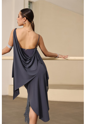 Latin Dance Skirt A14 Flared Wrap Skirt ruviso-dancewear.com