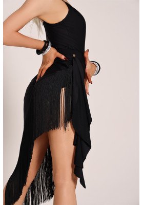 Latin Dance Dress A43 Tassel Fringe Dress ruviso-dancewear.com
