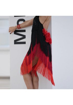 Latin Fringe Dress A61 ruviso-dancewear.com
