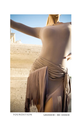 Latin Dance Hip Scarf Skirt A80 Fringe Wrap ruviso-dancewear.com