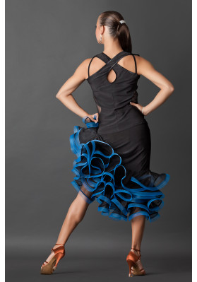 Women's Top-229 – Sleek Stretch Jersey Latin Dance Top by Freestyle ruviso-dancewear.com
