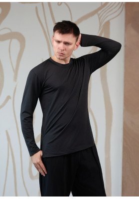 Men’s Asymmetrical Long Sleeve Dance Top – RICCARDO MBT01XX ruviso-dancewear.com