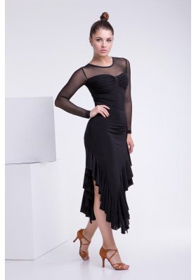 Women's Top-458 – Fitted Latin Dance Top in Stretch Jersey ruviso-dancewear.com