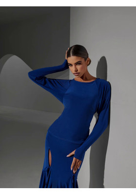Top For Ballroom Dancing | Coast Letter Top - 2301 ruviso-dancewear.com